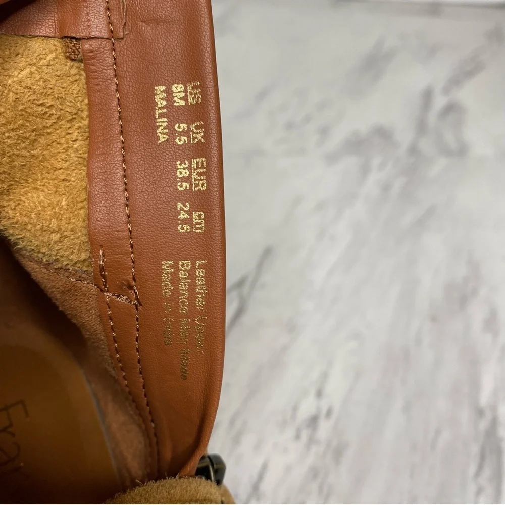 Franco Sarto Malina Brown Suede Bootie 8M
